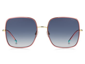 Das Bild zeigt die Sonnenbrille HG1293/S EYR von der Marke Hugo in gold/pink.