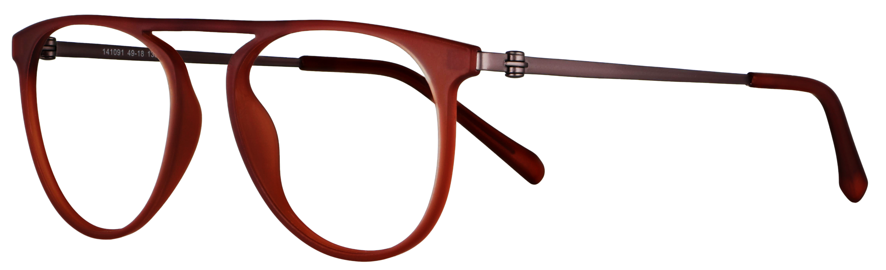 abele optik Brille in Rot aus Kunststoff für Herren 141091