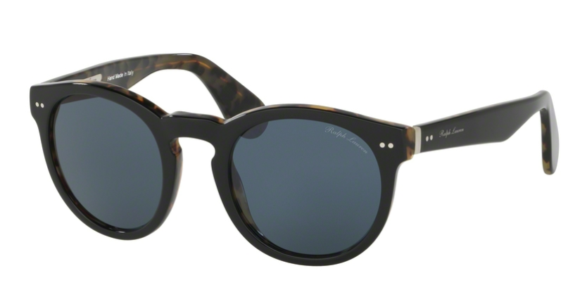 Das Bild zeigt die Sonnenbrille RL8146P 5613R5 von der Marke Ralph Lauren in schwarz.