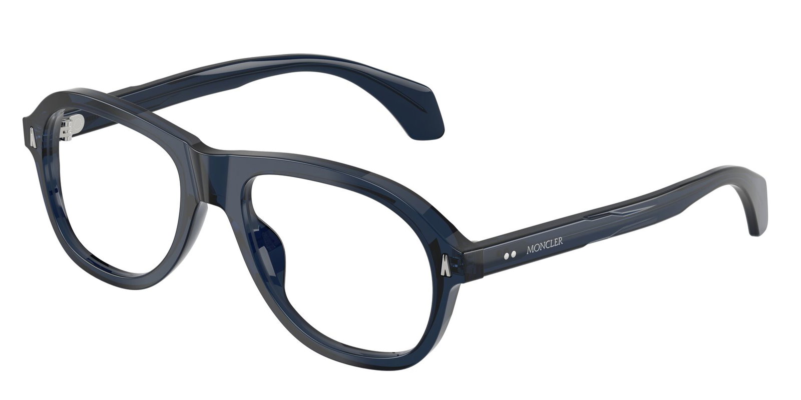 zu sehen ist die Korrektionsbrille 2025U von Moncler in der Farbe Dunkelblau.