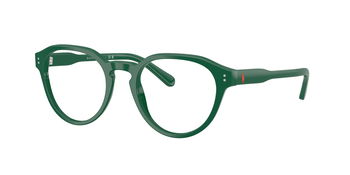 Das Bild zeigt die Korrektionsbrille 2233 von der Marke Polo in Grün.