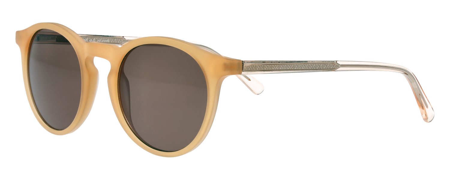 abele optik Sonnenbrille für Damen in orange/transparent/matt 720651