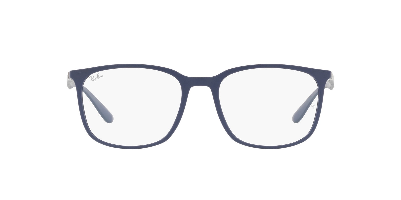 Das Bild zeigt die Korrektionsbrille RX7199 5207 von der Marke Ray Ban in Dunkelblau.