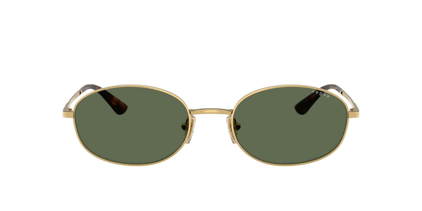 Das Bild zeigt die Sonnenbrille VO5599S von der Marke Vogue in Hellgold.