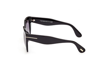 Das Bild zeigt die Sonnenbrille FT0989 01B von der Marke Tom Ford in schwarz..