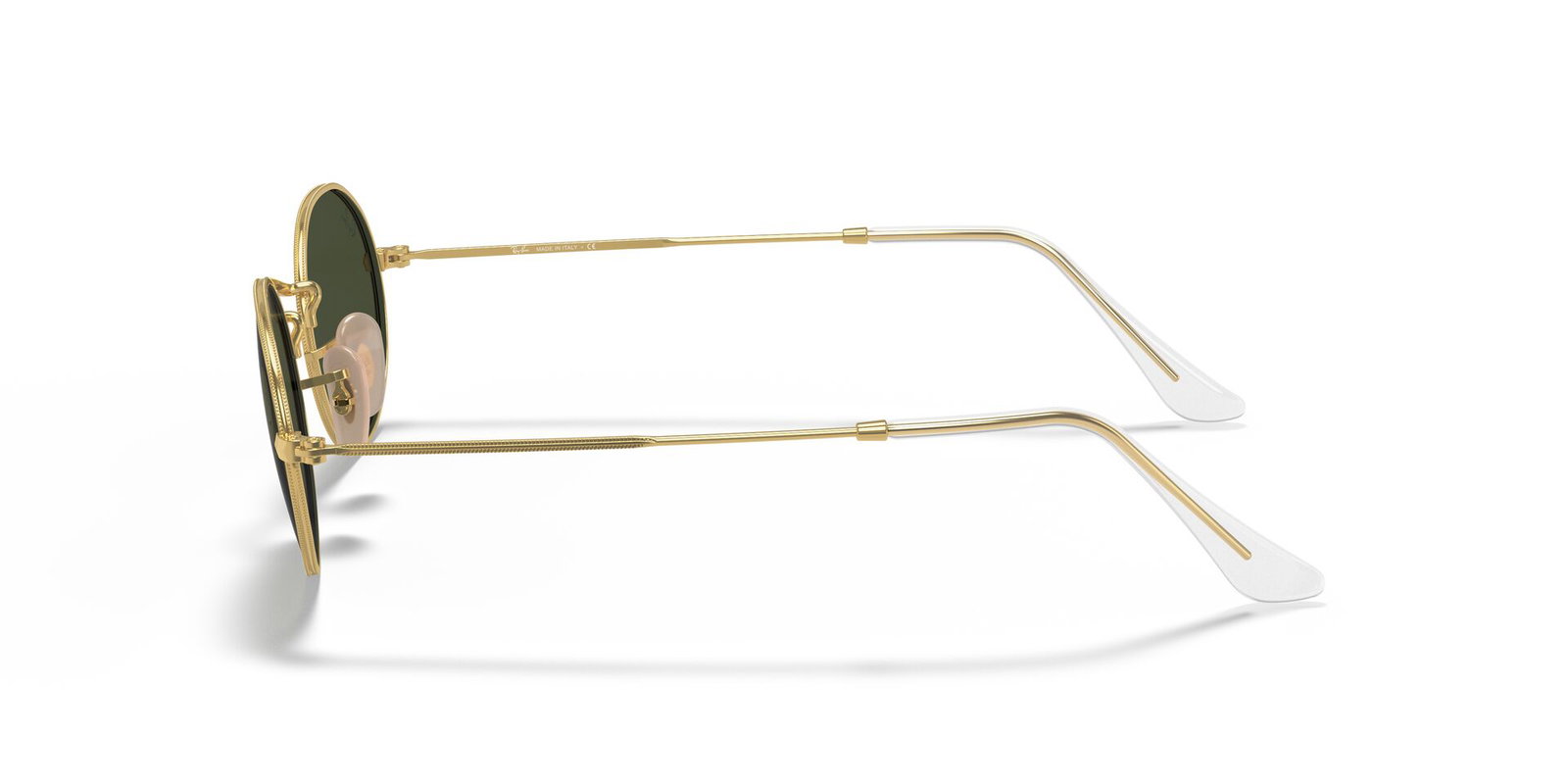 Das Bild zeigt die Sonnenbrille RB3547 001/31 von der Marke Ray-Ban in Gold.