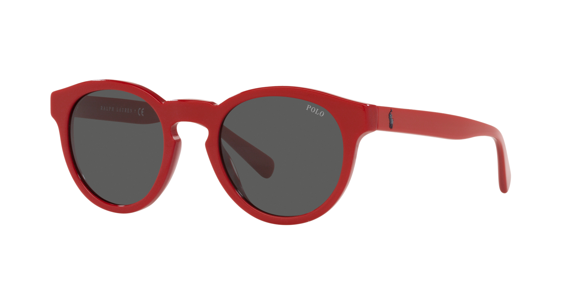 Polo Ralph Lauren Sonnenbrille in glänzend rot PH4184 525787 