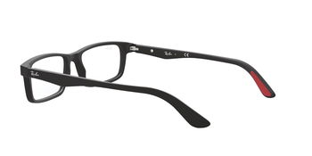 Das Bild zeigt die Korrektionsbrille RX5277 2077 von der Marke Ray Ban in schwarz.