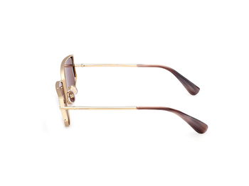 Das Bild zeigt die Sonnenbrille MM0141 von der Marke Max Mara in Blassgold.