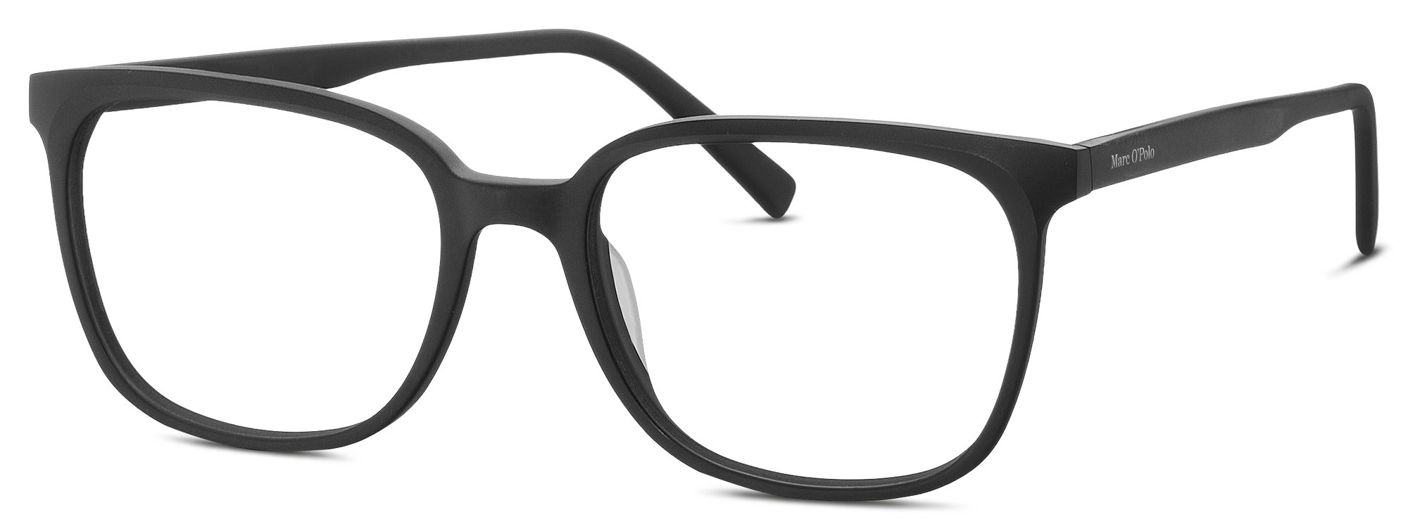 Das Bild zeigt die Korrektionsbrille 503188 10 von der Marke Marc O‘Polo in schwarz.