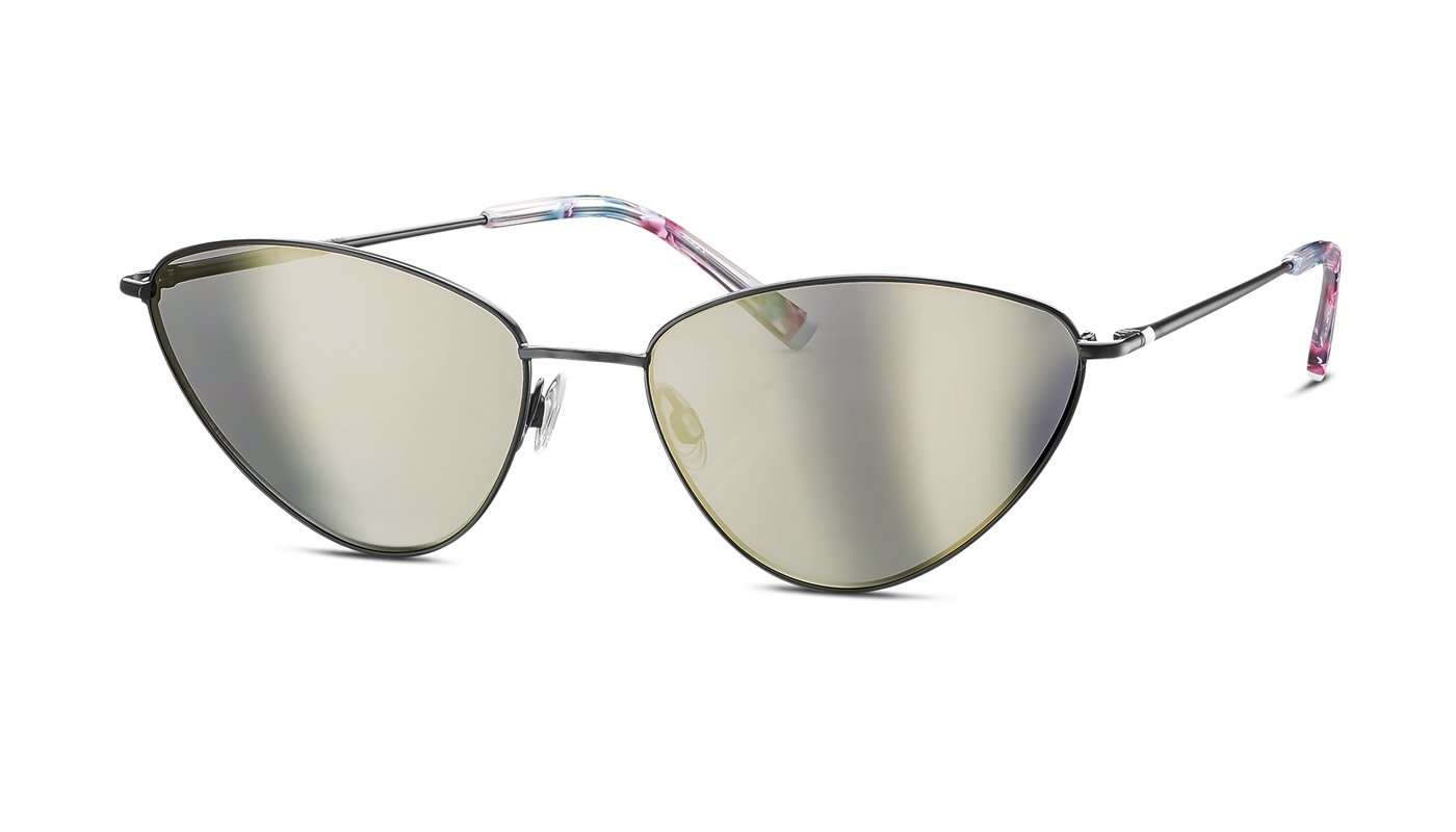 Das Bild zeigt die Sonnenbrille 585260 10 von der Marke Humphreys in schwarz / silber.