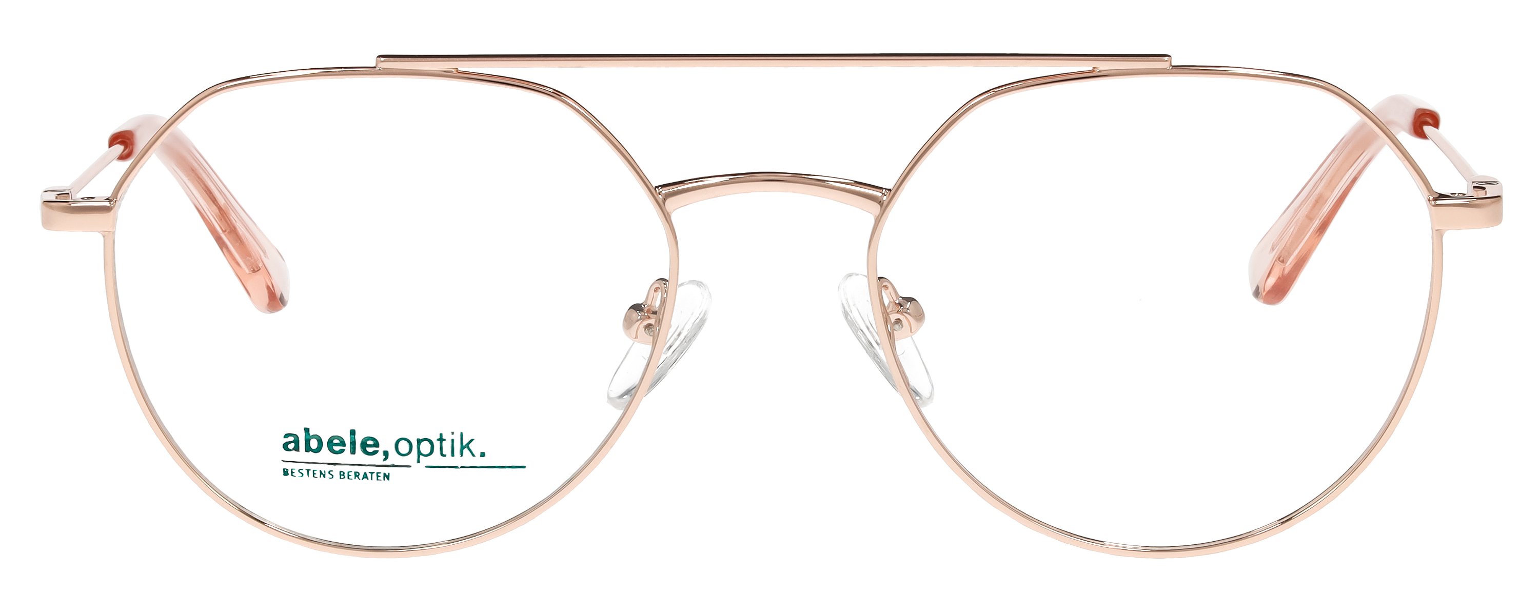 abele optik Brille für Damen in roségold 147631