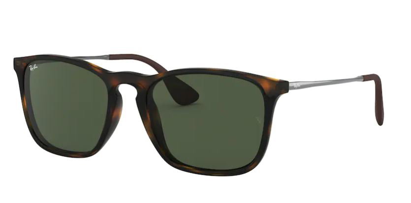 Ray Ban Herren Sonnenbrille in Havanna & Eckig Chris RB4187 710/71
