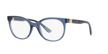 Dolce & Gabbana Brille für Damen DG5084 3398 Blau transparent