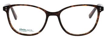 Das Bild zeigt die Abele Optik Brille 148561 in havanna von vorne.