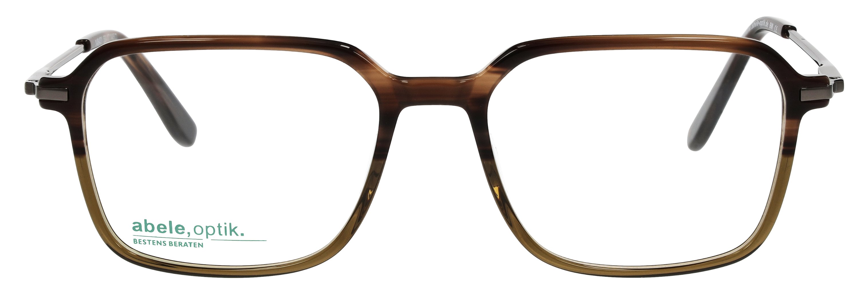 abele optik Brille für Herren in braun / grün 148431