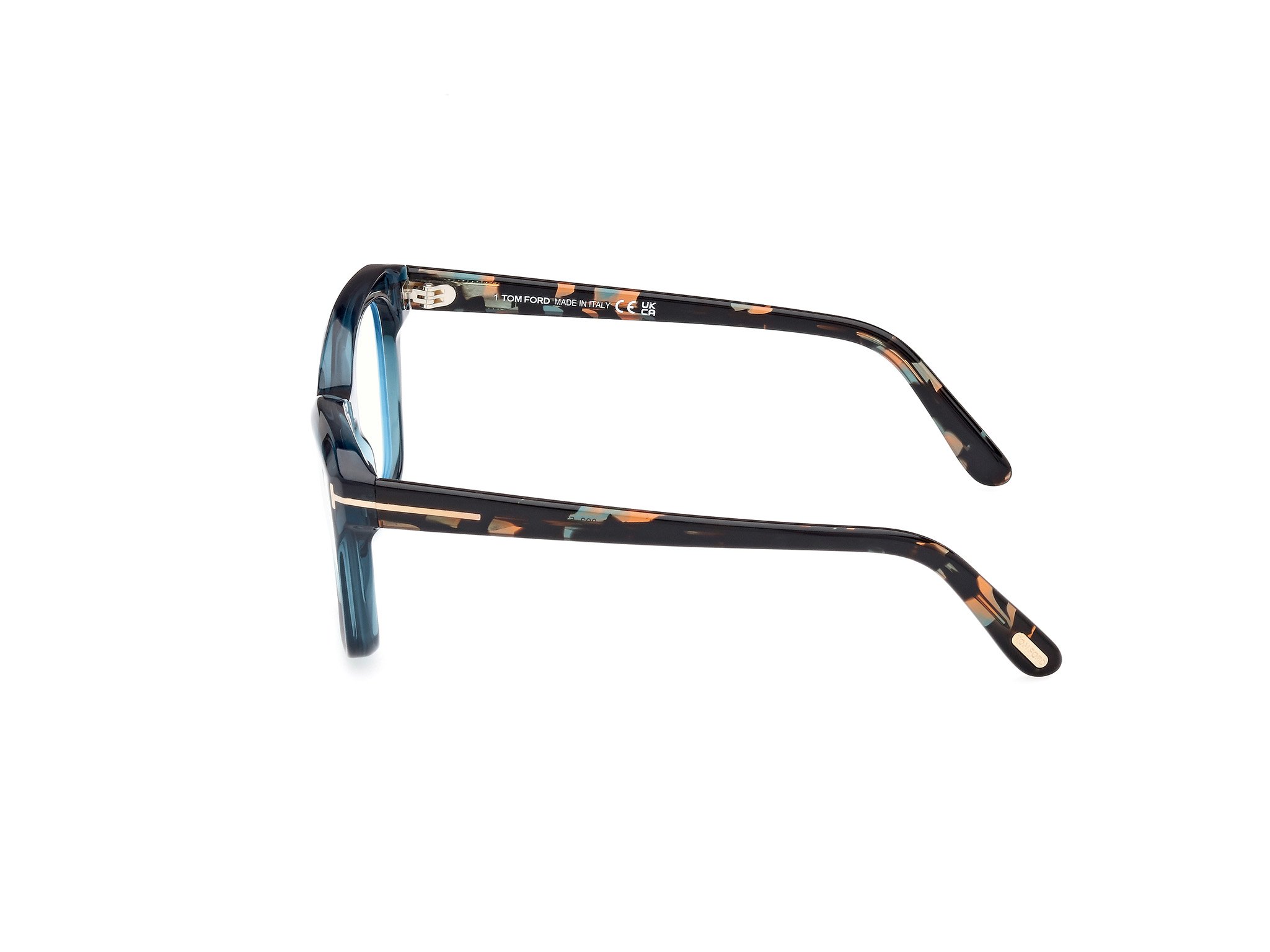 Tom Ford Brille für Damen in Türkis/Havanna FT5909-B 092