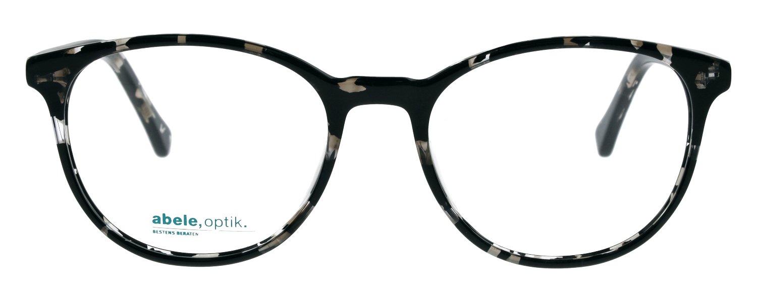 abele optik Brille für Damen schwarz/grau/transparent gemustert 145751