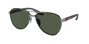 Prada Linea Rossa Sonnenbrille für Herren in gunmetal PS 51YS 5AV50F