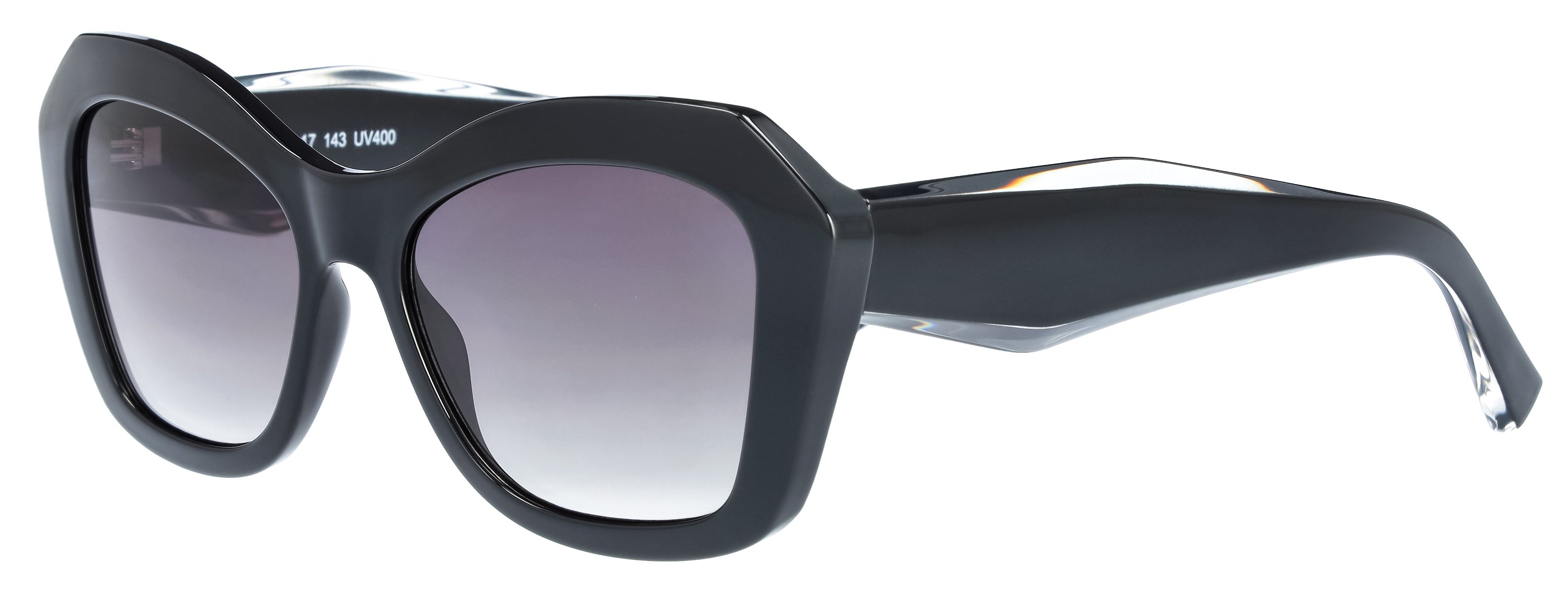 Das Bild zeigt die Sonnenbrille 721142 von der Marke Abele Optik in schwarz.
