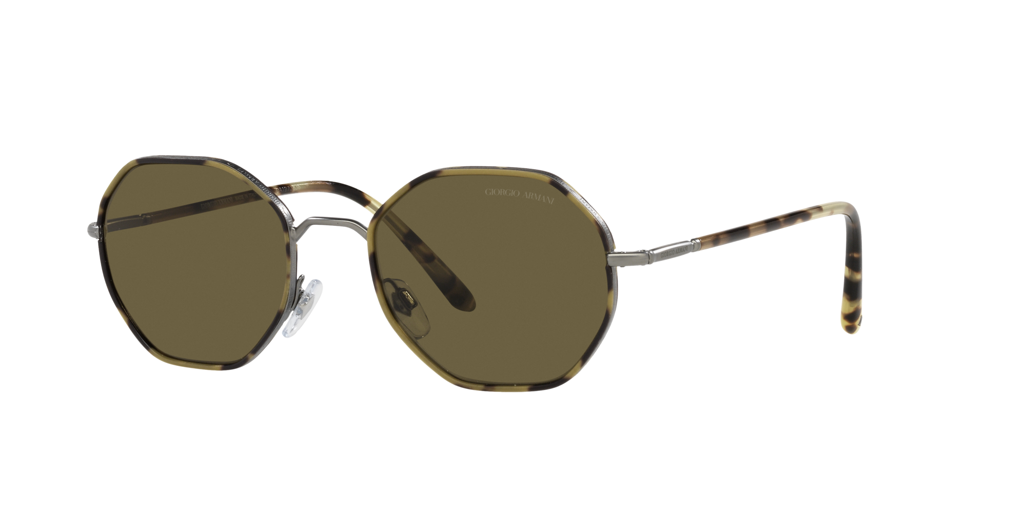 Giorgio Armani Sonnenbrille für Herren AR6112J 300373 52 in Braun gemustert
