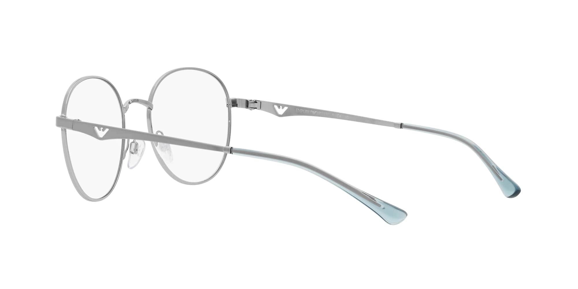 Das Bild zeigt die Korrektionsbrille EA1144 3015 von der Marke Emporio Armani in Silber.