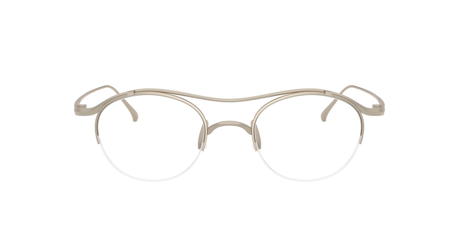 zu sehen ist die Korrektionsbrille 0AR5158T von Giorgio Armani in der Farbe Gold.