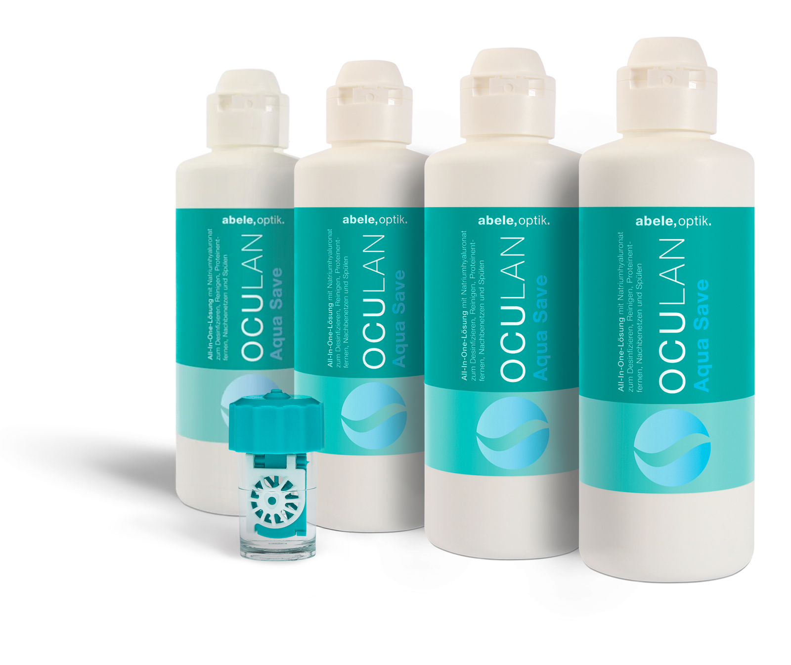 Oculan Aquasave Viererpack, Abele Optik (4 x 360 ml)