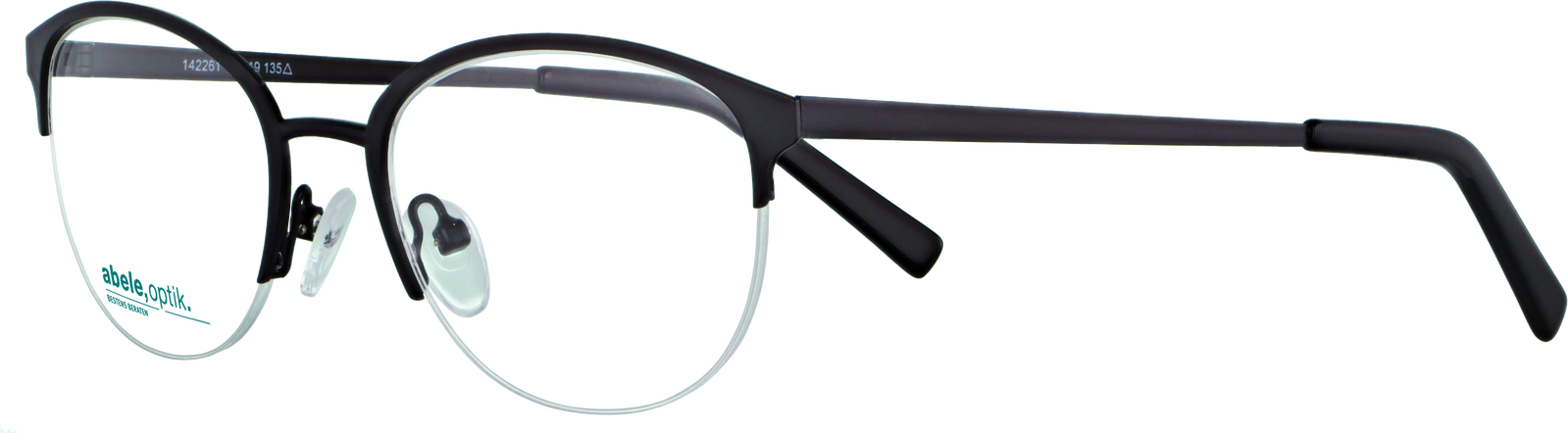 abele optik Brille 142261 in mattschwarz