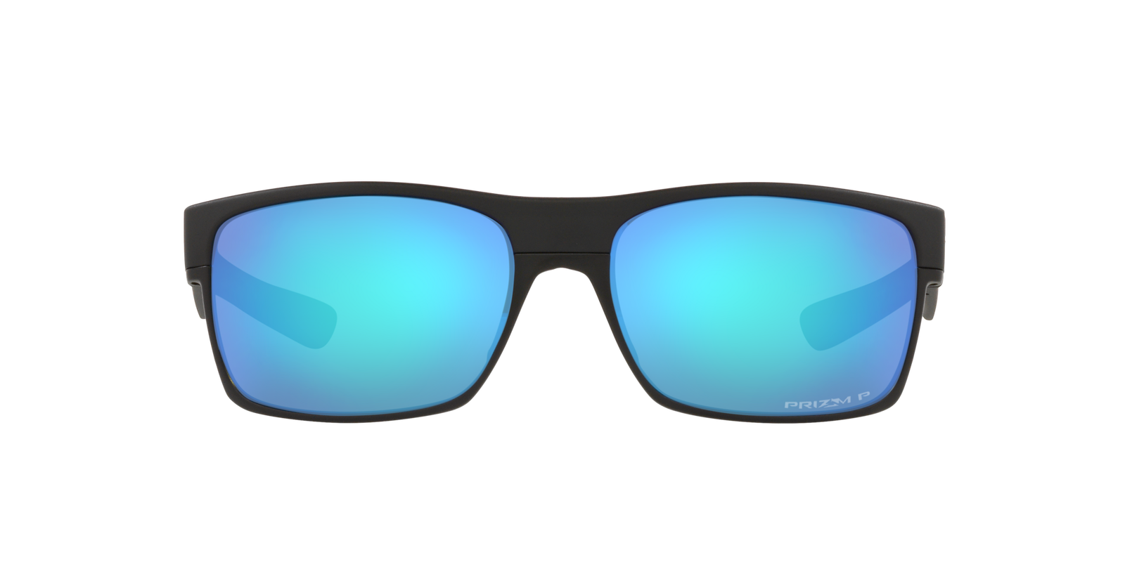 Das Bild zeigt die quadratische Sonnenbrille OO9189 918946 Twoface für Herren von der Marke Oakley in matt schwarz von vorne
