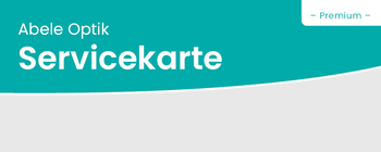 DAs Bild zeigt unsere Hörgeräte Servicekarte.