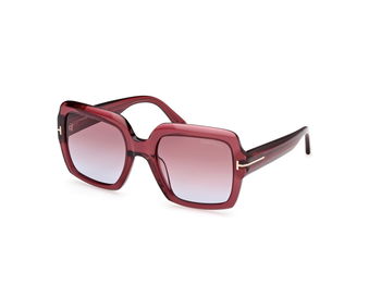  Tom Ford Sonnenbrille Kaya in dunkelrot FT1082 66Y