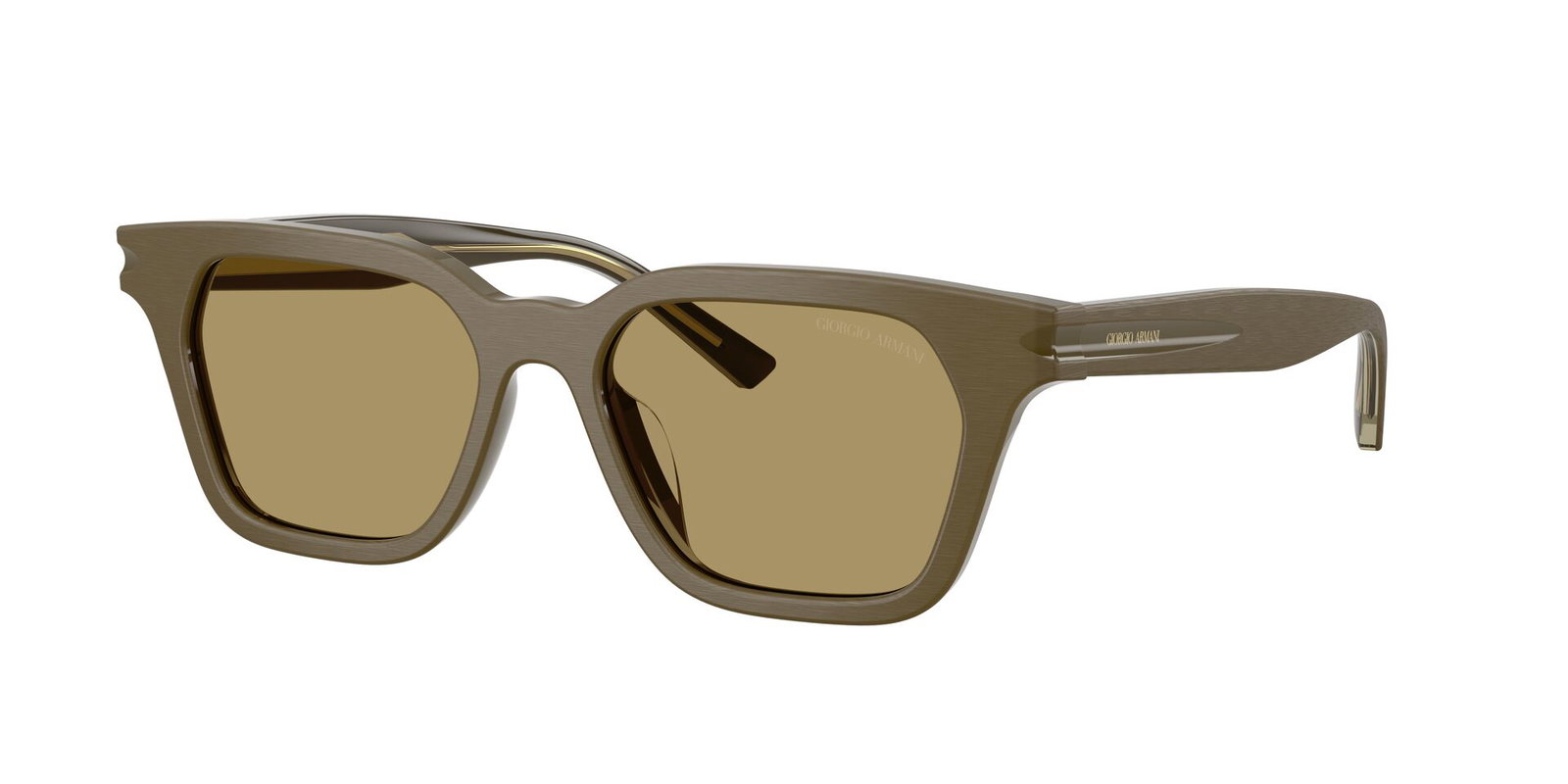 Das Bild zeigt die Giorgio Armani Sonnenbrille AR8251U in Grün