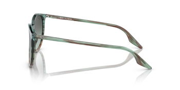 Das Bild zeigt die Sonnenbrille RB2204 1394GK von der Marke Ray-Ban in Beige & Grün gestreift.