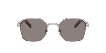 Auf diesem Bild sehen Sie die Sonnenbrille 0PR C50S in der Farbe Silber aus Metall für Herren.