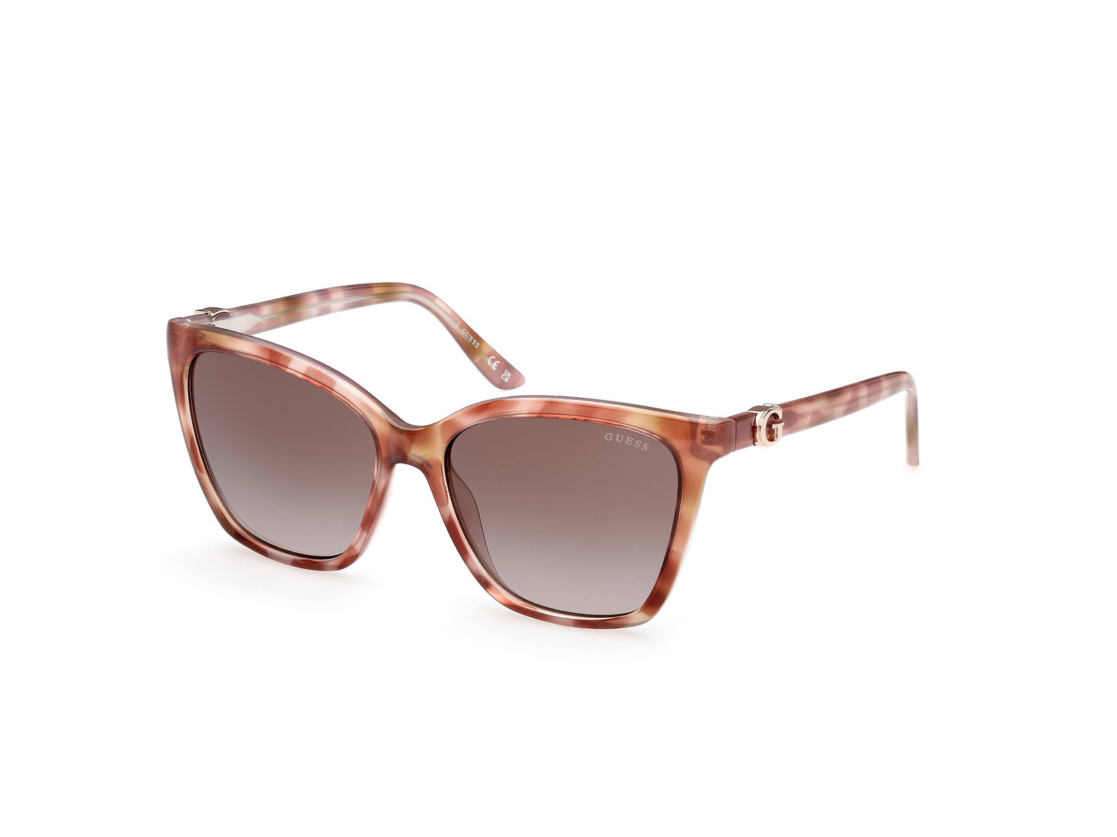 Guess Sonnenbrille für Damen in Hellbraun/Havanna GU00191 47F 56