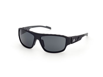 Adidas Sport Sonnenbrille für Herren in matt schwarz SP0045 02A