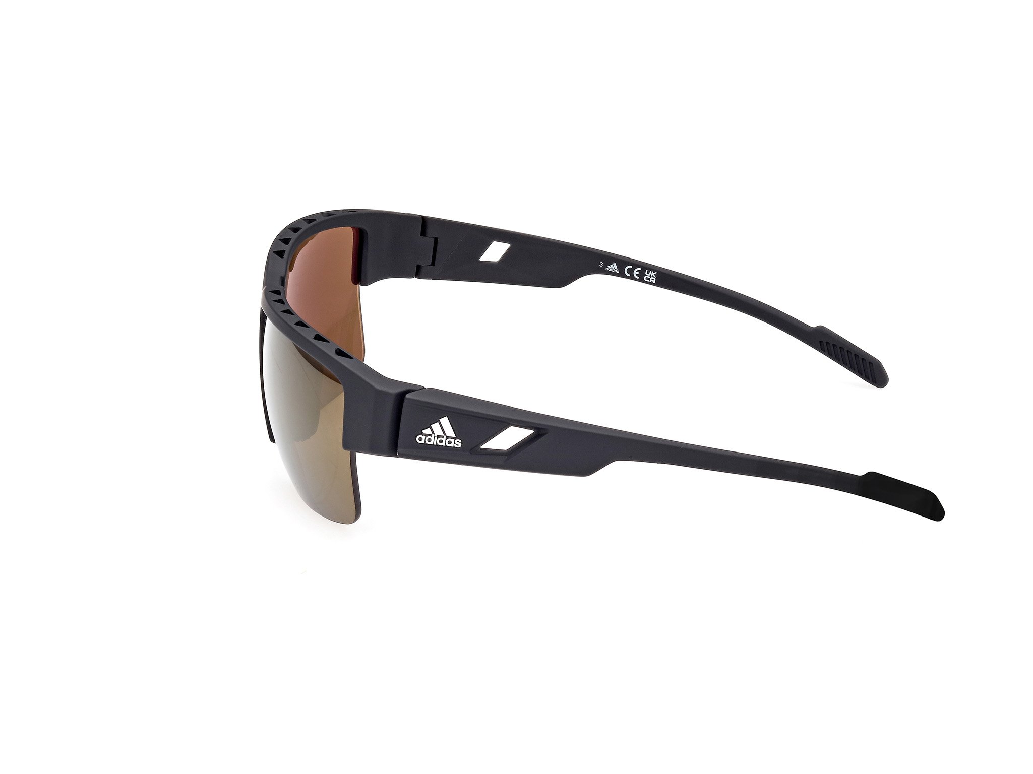 Adidas Sport Sonnenbrille für Herren in matt schwarz SP0070 05H