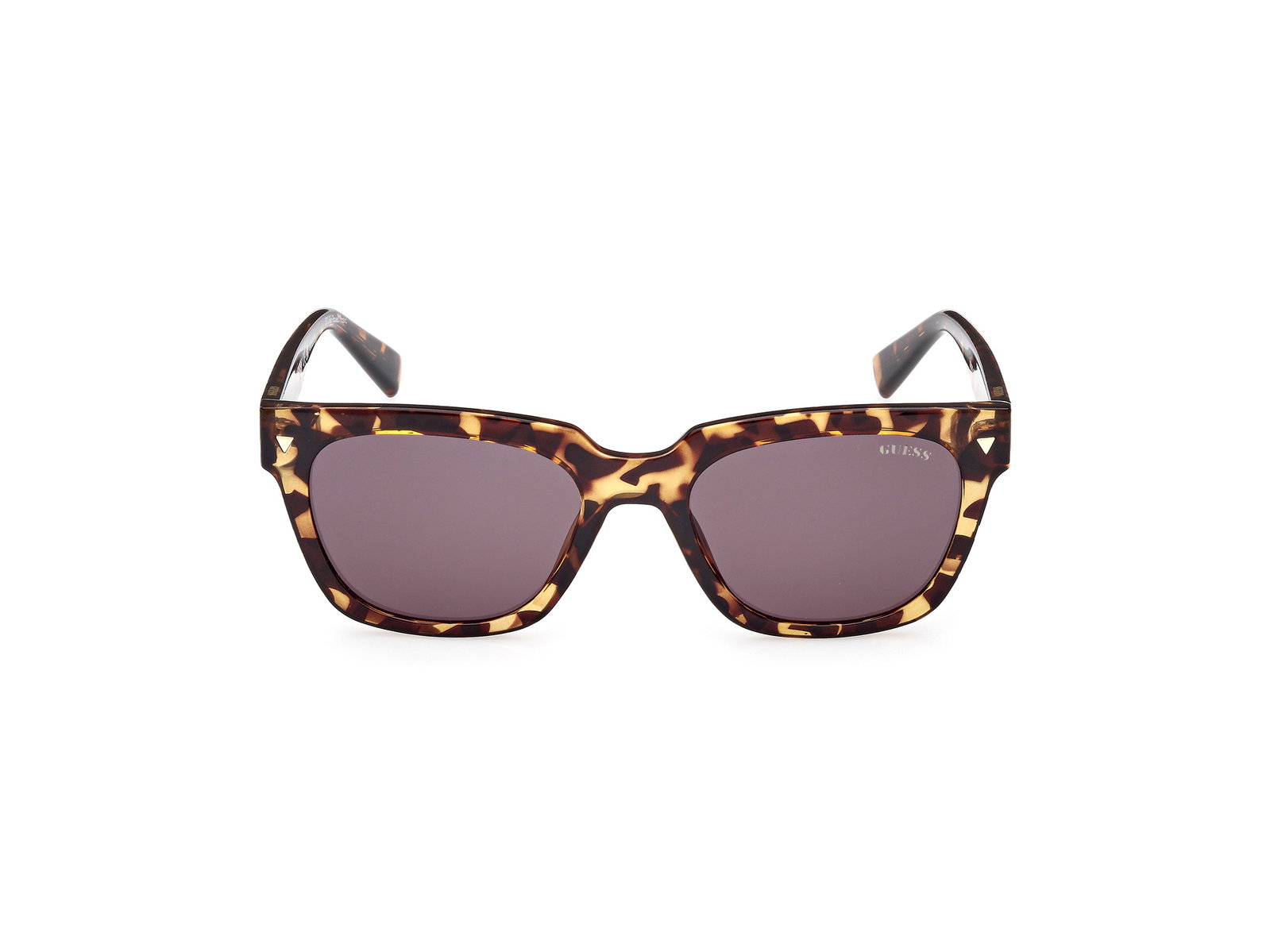 Das Bild zeigt die Sonnenbrille GU8265 52A von der Marke Guess in havana.