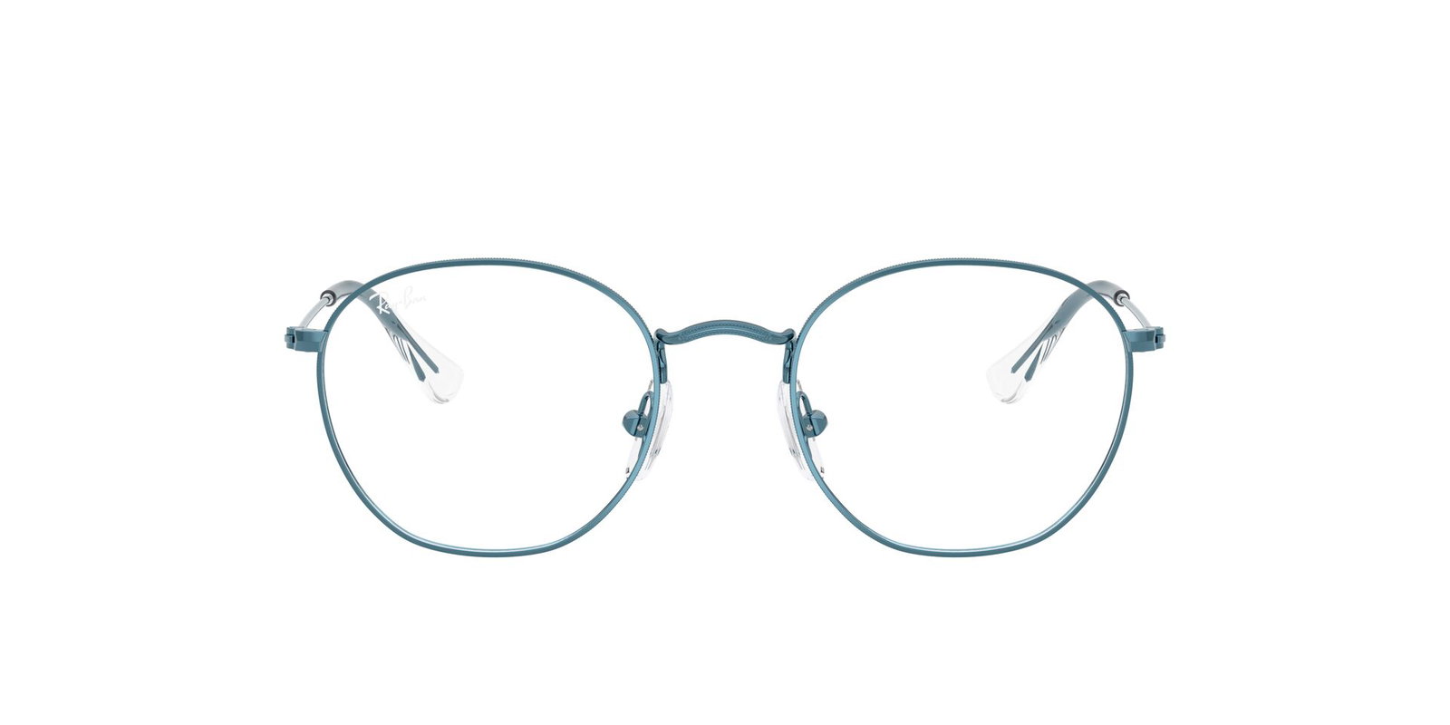 zu sehen ist die Korrektionsbrille RB9572V von Ray Ban für Kinder in der Farbe Blau.