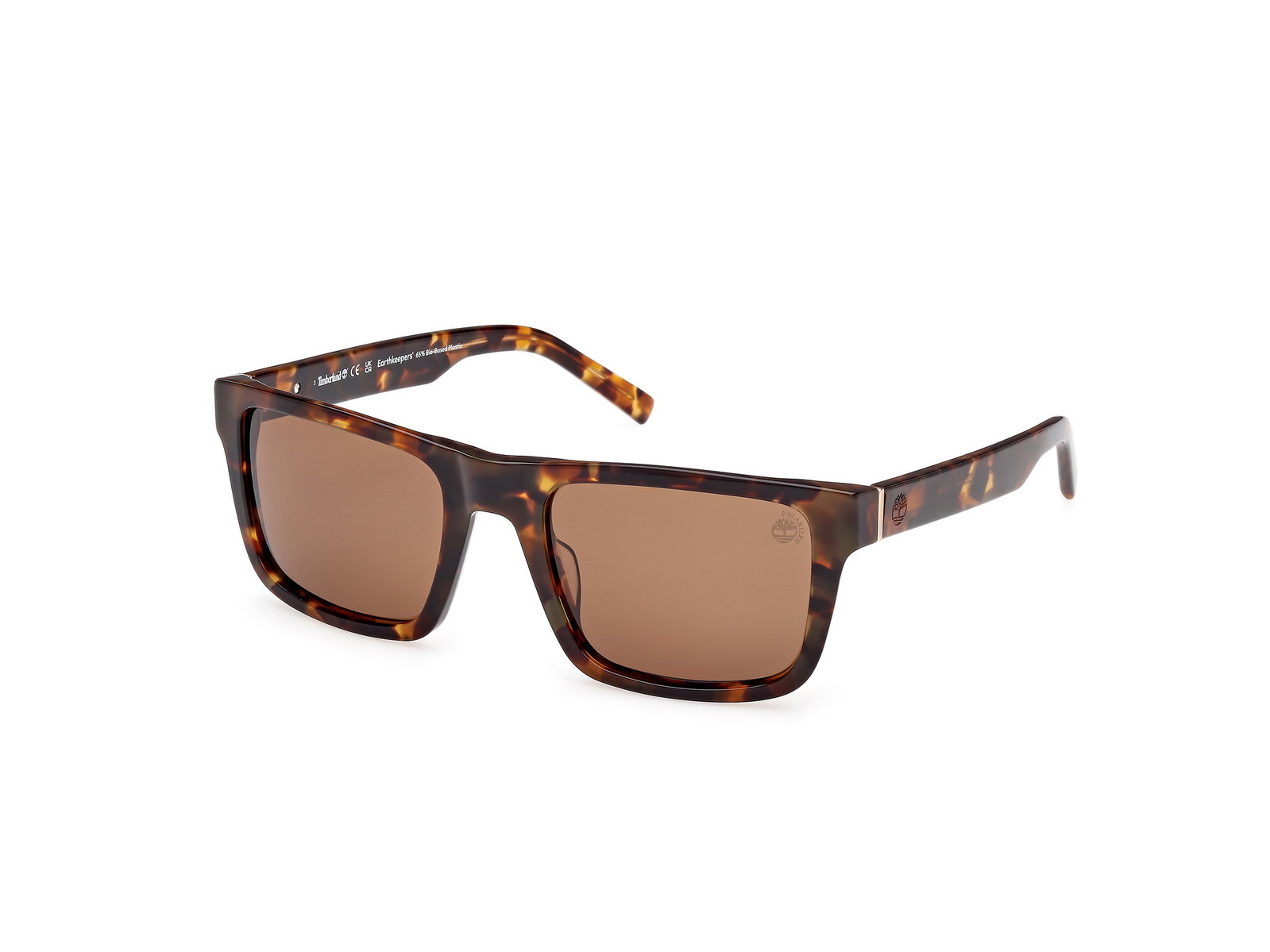 Das Bild zeigt die Sonnenbrille TB00042 54H von der Marke Timberland in Havanna.