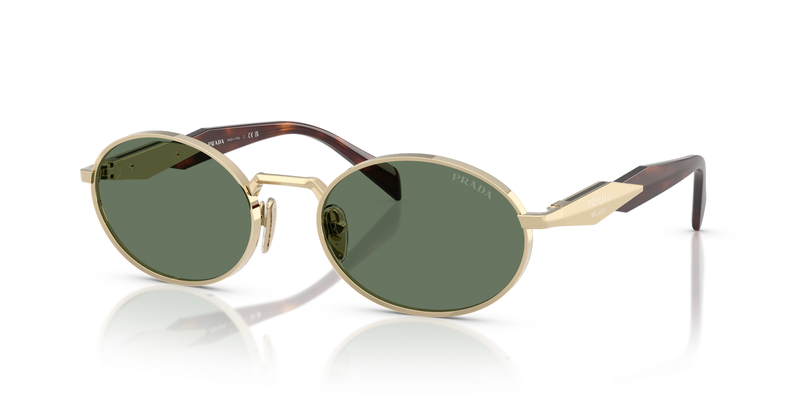 Prada Sonnenbrille für Damen 0PR 65ZS in Hellgold 