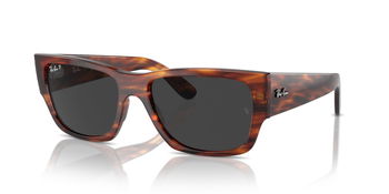 Das Bild zeigt die Sonnenbrille RB0947S 954/48 von der Marke Ray-Ban in Havanna gestreift.