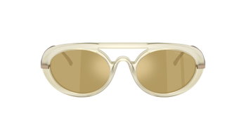 Das Bild zeigt die Giorgio Armani Sonnenbrille AR8256 in Hellgelb