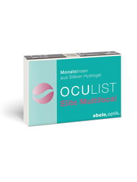 Zu sehen ist eine Packung Gleitsichtkontaktlinsen