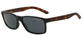 Das Bild zeigt die Sonnenbrille AN4185 227381 SLICKSTER von der Marke Arnette in schwarz.