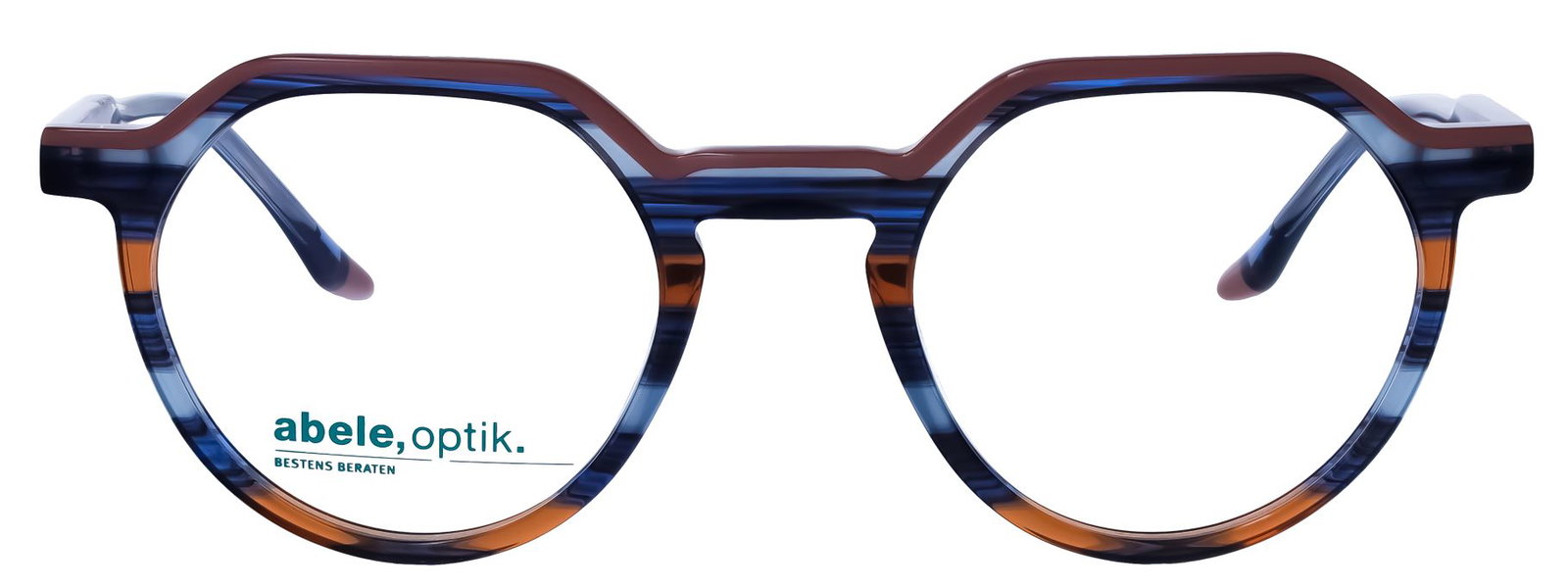 Das Bild zeigt die Korrektionsbrille 152351 von Abele Optik in der Farbe gemustert.