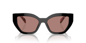 Auf diesem Bild sehen Sie die Sonnenbrille 0PR A09S von Prada in der Farbe Schwarz.