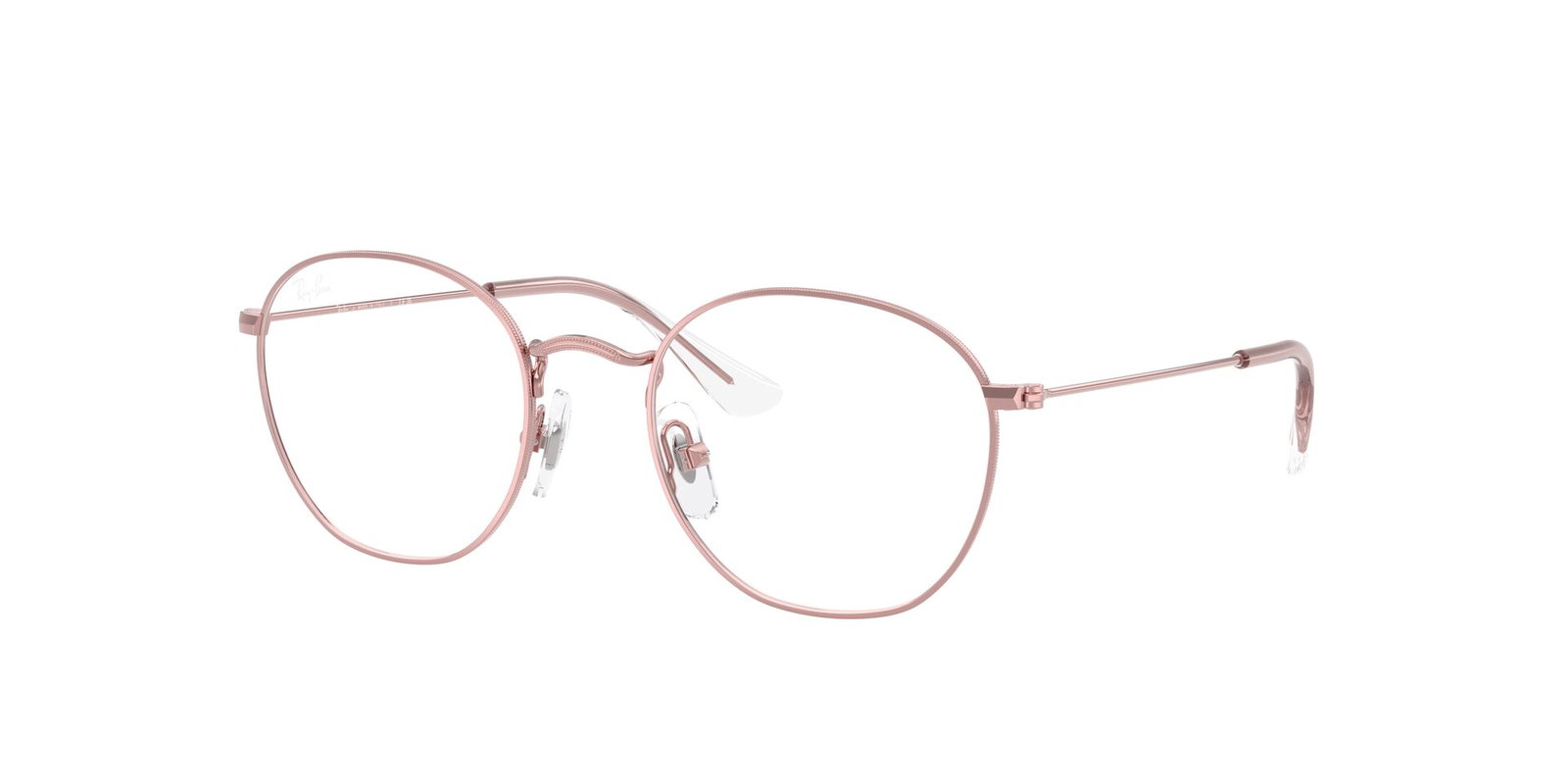 zu sehen ist die Korrektionsbrille RB9572V von Ray Ban für Kinder in der Farbe Gold.