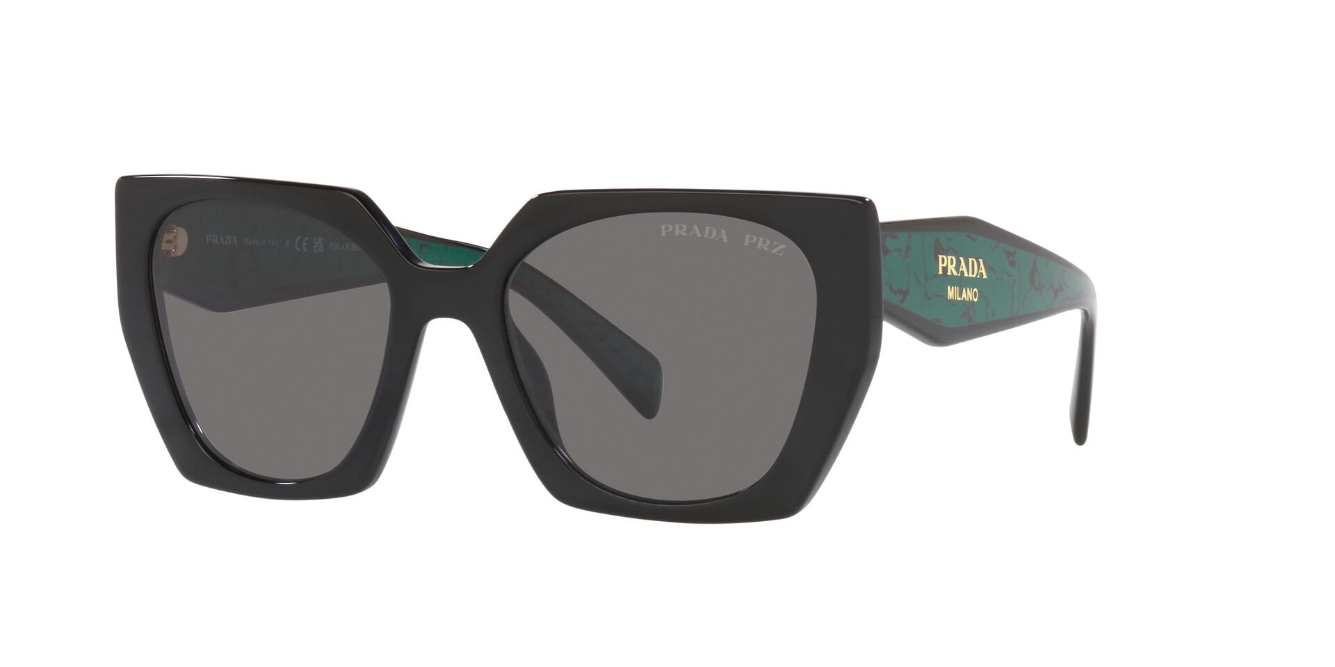 Das Bild zeigt die Sonnenbrille PR15WS 1AB5Z1 von der Marke Prada in schwarz.